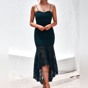 JAUS MESINA DRESS 6 MEDIUM Emerald GREEN